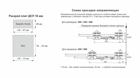 СТАРТ ПУШ с прямыми боковинами стандартной высоты SB28GR.1/400