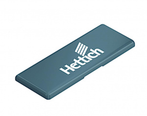 Заглушка на консоль петли Sensys 8657i, с логотипом Hettich, пластик антрацит, 9099871