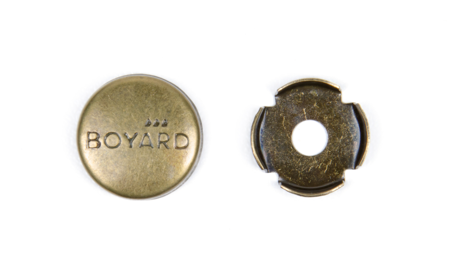 Заглушка для ручек декоративная RZ001AB (AB - Старинная латунь) Boyard