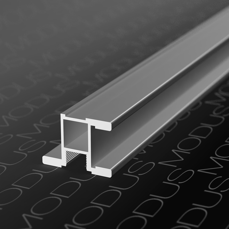 MS140 Профиль вертикальный 5,4м A19 Графит матовый