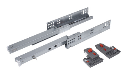 Направляющие механизмы B-Slide DB8781Zn/250 скрытого монтажа с доводчиком