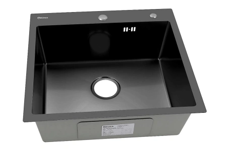 Кухонная мойка ARONA  ARS 500*505 BLACK PVD NANO