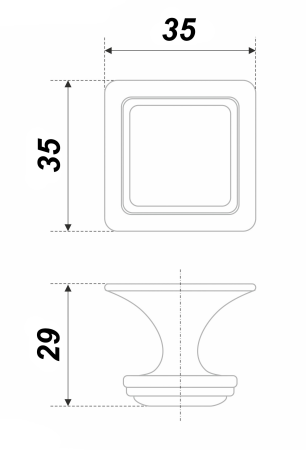 Мебельная ручка CHLOE RC115MAB.4/Bg (MAB - Матовая старинная латунь)