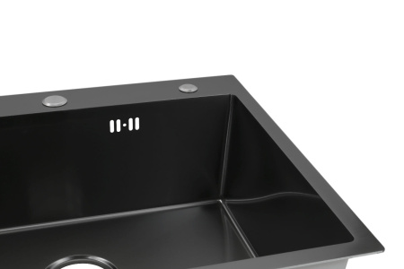 Кухонная мойка ARONA  ARS 780*505 L BLACK PVD NANO