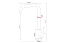 Смеситель кухонный ARONA ARM 206 BLACK PVD