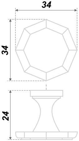 Мебельная ручка RC013SC.4