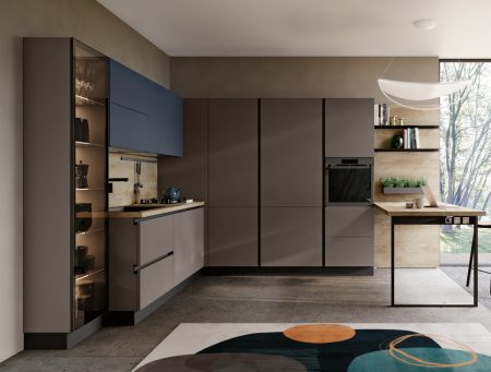 KB81 Профиль вертикальный C-образный 6м А21 Латунь