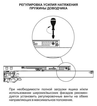 Направляющие механизмы В-Slide DB8881Zn/550