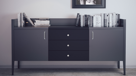 Мебельная ручка ELL RC333CP.4 (CP- Хром полированный)