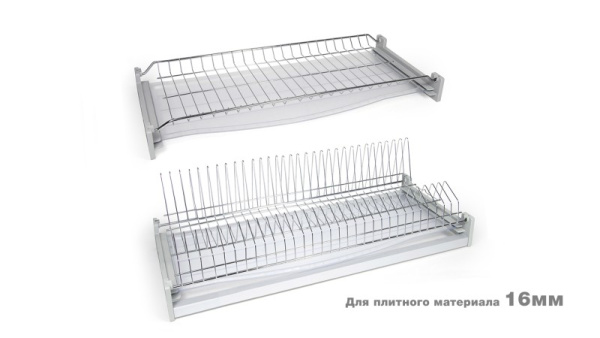 Сушка д/посуды STUDIO 16 SU08/500 нержавеющая сталь, 2-хуровневая, с 2-мя поддонами BOYARD