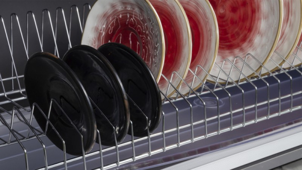 Сушка д/посуды STUDIO 16 SU08/500 нержавеющая сталь, 2-хуровневая, с 2-мя поддонами BOYARD