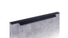 Мебельная ручка ARCA RT115BL.1/224/400 (BL - Матовый чёрный)