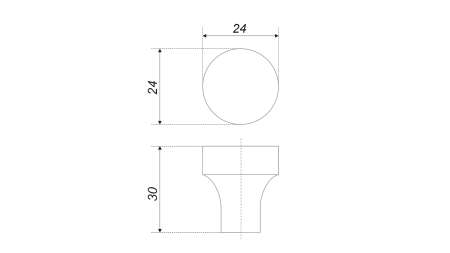 Мебельная ручка ELL RC333CP.4 (CP- Хром полированный)