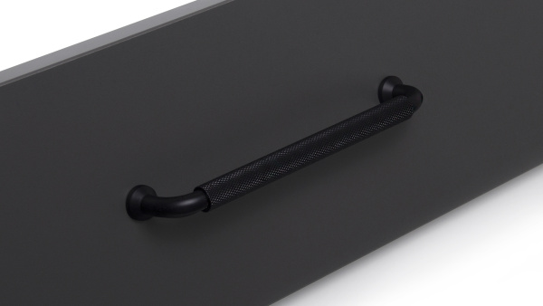 Мебельная ручка BOND RS324BL.4/160 (BL - Матовый чёрный)