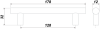 Мебельная ручка RR002SC.5/128