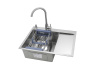 Кухонная мойка ARONA  ARS 650*505 L SATIN