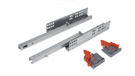 Направляющие механизмы B-Slide DB8782Zn/270 скрытого монтажа, доводчик, неполн.выдвиж., пласт.фиксат