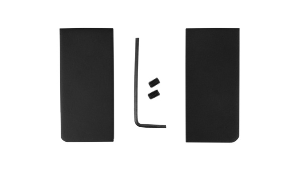 Заглушки GOLA BALANCE RZ051.04BL (BL - Матовый чёрный)